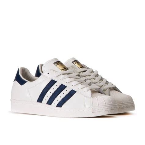 adidas superstar 80's dlx weiß dunkelblau|adidas Superstar 80s DLX Men's .